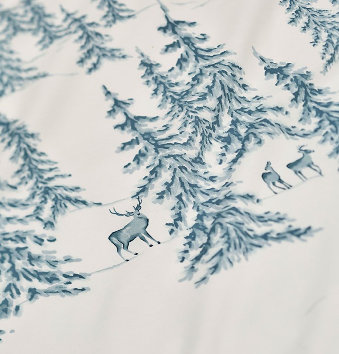 Taie d'oreiller Récit d'hiver Sylvie Thiriez - Blancollection