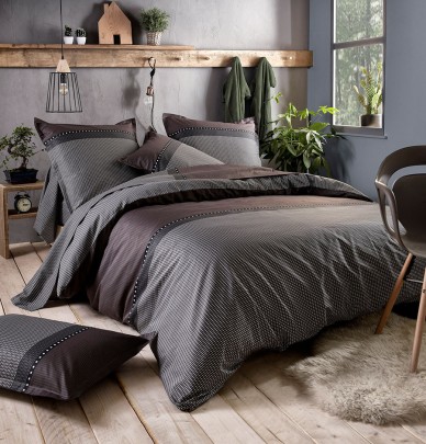 Drap satin Enzo noir Tradilinge