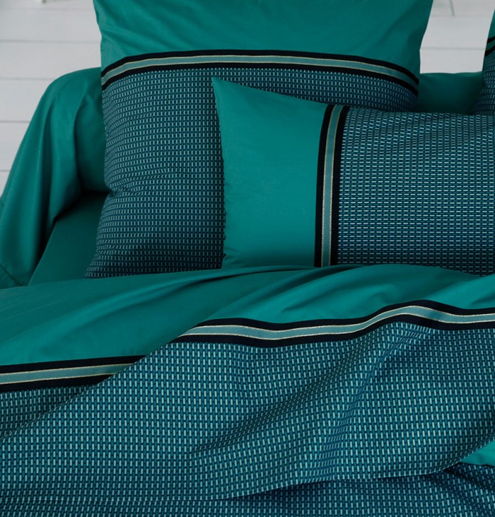 Taie de traversin percale Gustav Tradilinge - Blancollection