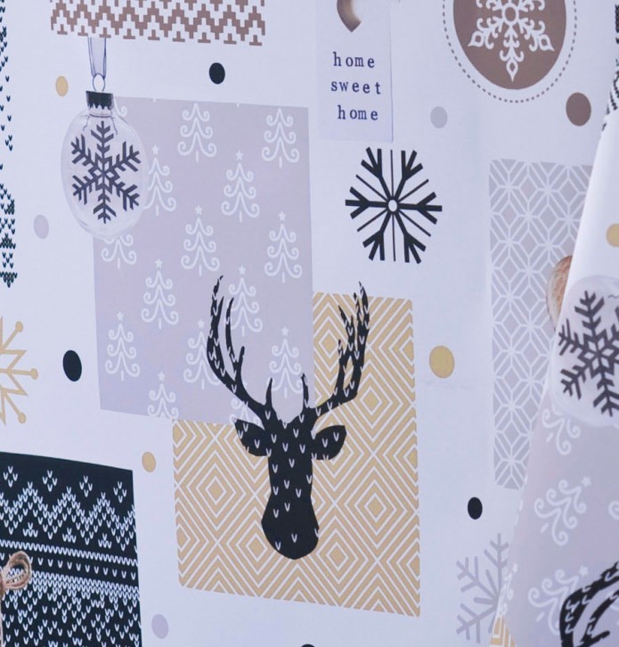 Nappe polyester Gourette Calitex - Blancollection