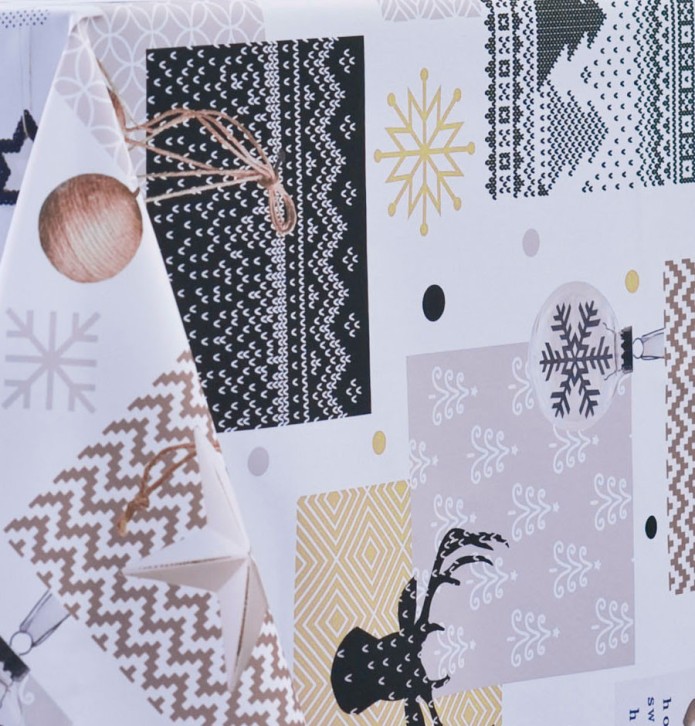Nappe polyester Gourette Calitex - Blancollection