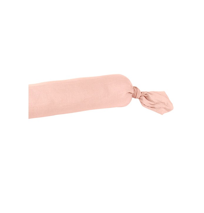 Parure de lit en lin lavé Sonate rose Vent du Sud - Blancollection