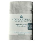 Taie de traversin coton bio gris perle Aquanatura