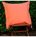 Parure de lit coton bio corail