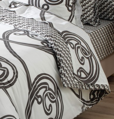 Drap Arabesque moka La maison de Balmy