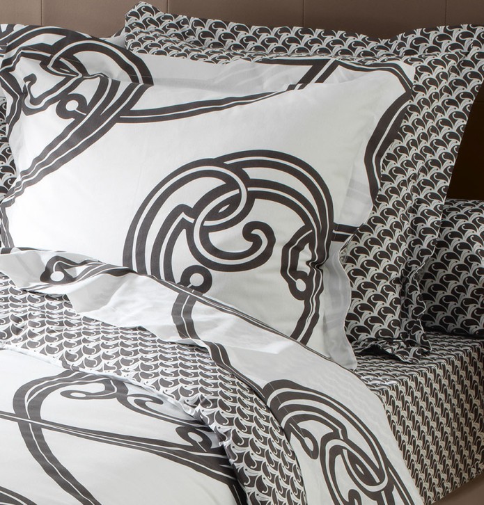 Taie d'oreiller Arabesque La maison de Balmy - Blancollection