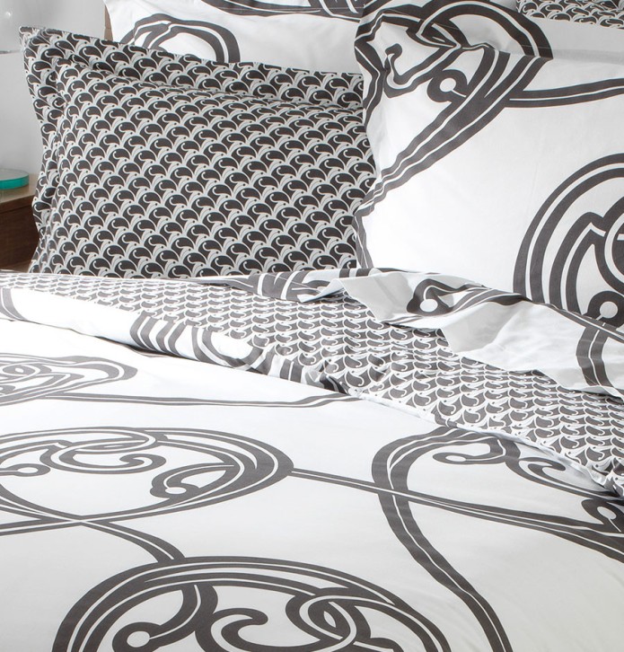 Taie d'oreiller Arabesque La maison de Balmy - Blancollection
