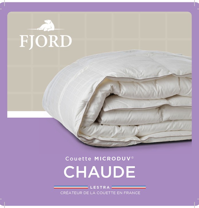 Couette Fjord Microduv 450g/m2 chaude - Blancollection