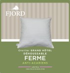 Oreiller Fjord déhoussable anti-acariens ferme - Blancollection