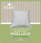 Oreiller Fjord déhoussable anti-acariens moelleux - Blancollection
