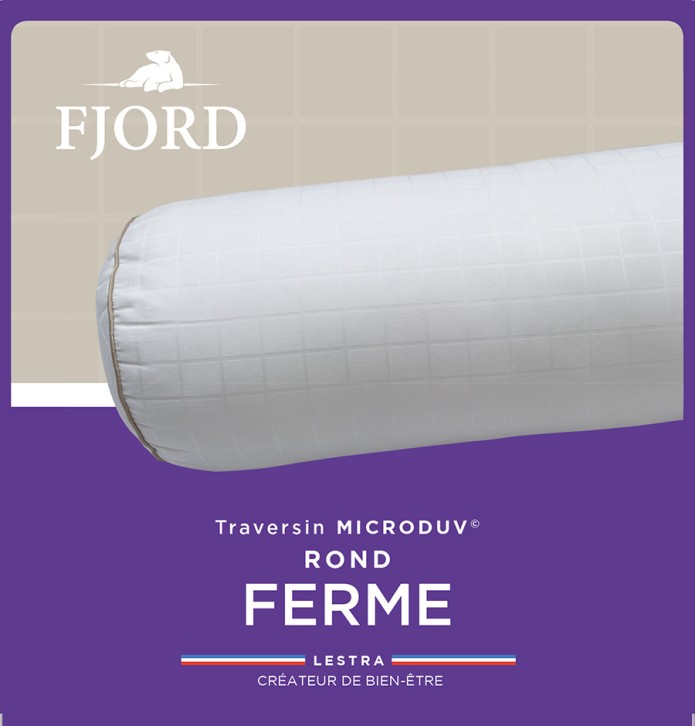 Traversin Fjord Microduv Rond - Blancollection