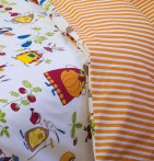 Parure de lit enfant Nicolas La maison de Balmy - Blancollection