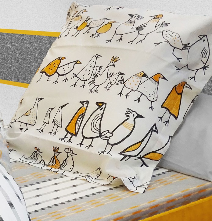Parure de lit enfant Picoti La maison de Balmy - Blancollection