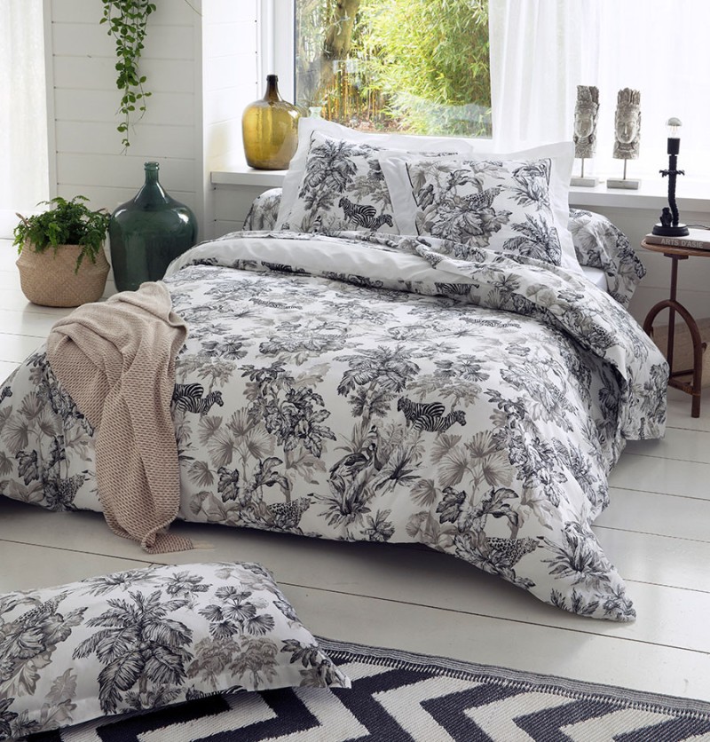 Housse de couette satin Savane Tradilinge