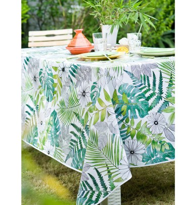 Nappe toile cirée Chlorophylle Calitex