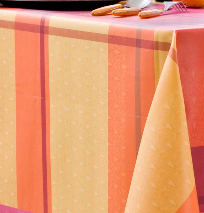 Nappe coton enduite Indila Nydel - Blancollection