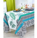 Nappe enduite Tropical Ethnic Nydel - Blancollection