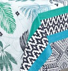 Nappe enduite Tropical Ethnic Nydel - Blancollection