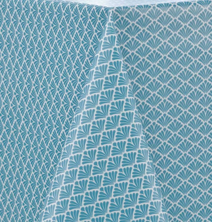 Nappe enduite Gatsby pétrole Nydel - Blancollection