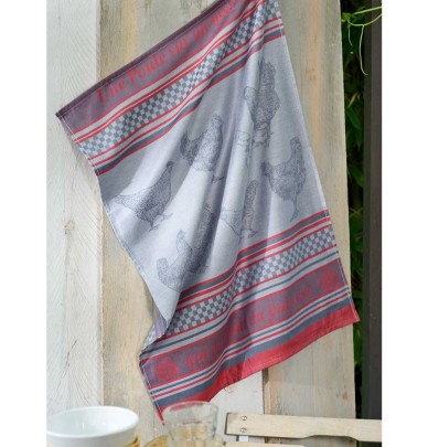 Torchon jacquard Cocotti Calitex