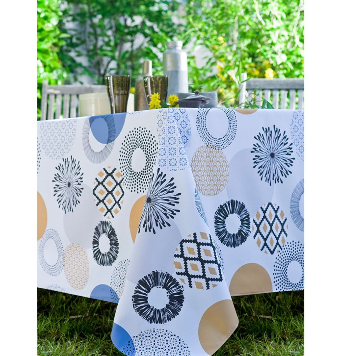 Nappe toile cirée Neptune Calitex - Blancollection