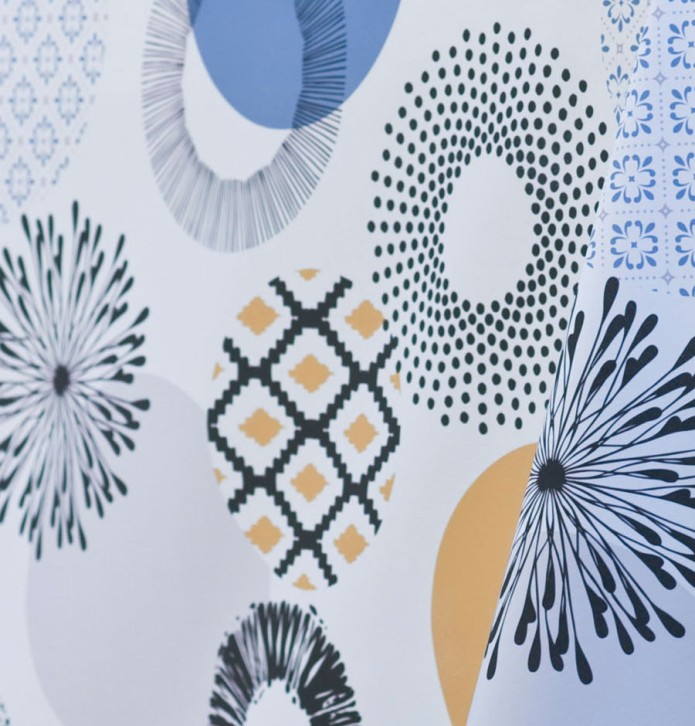 Nappe toile cirée Neptune Calitex - Blancollection
