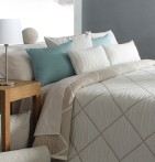 Couvre lit jacquard Damir lin Reig Marti - Blancollection