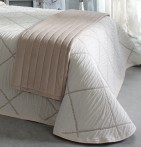 Couvre lit jacquard Damir lin Reig Marti - Blancollection