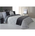 Couvre lit jacquard Damir gris Reig Marti - Blancollection