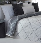 Couvre lit jacquard Damir gris Reig Marti - Blancollection