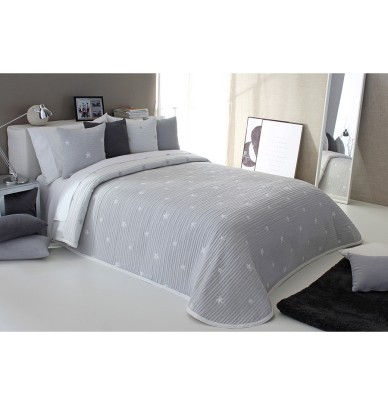 Couvre lit enfant réversible Dempsy gris Reig Marti