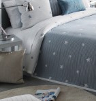 Couvre lit jacquard Dempsy bleu Reig Marti - Blancollection
