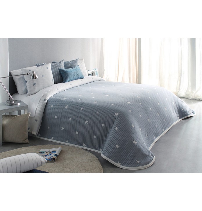 Coussin Dempsy bleu Reig Marti - Blancollection
