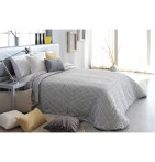 Couvre lit jacquard Oklahoma gris Reig Marti - Blancollection