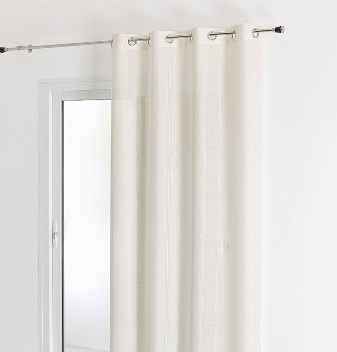 Voilage Santiago blanc Qabane - Blancollection