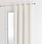 Voilage Santiago blanc Qabane - Blancollection