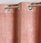 Rideau velours Archie nude Qabane - Blancollection