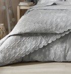 Housse de coussin boutis Calliope La maison de Balmy - Blancollection