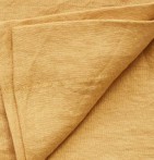 Taie de traversin lin stone-washed jaune honey Sylvie Thiriez - Blancollection