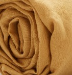 Drap housse lin stone washed jaune honey Sylvie Thiriez - Blancollection