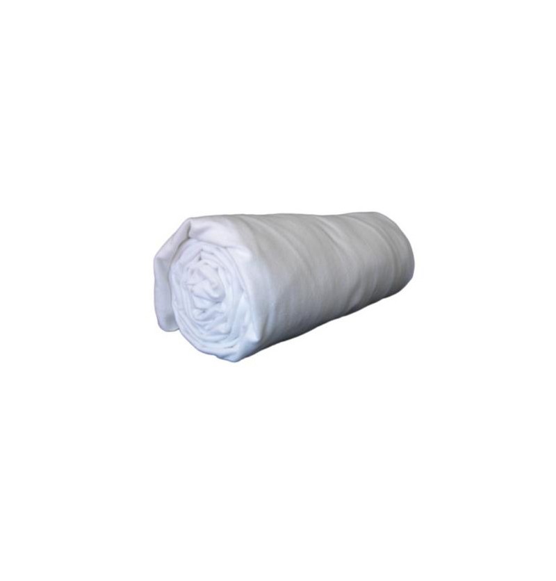 Drap housse flanelle blanc Tradilinge