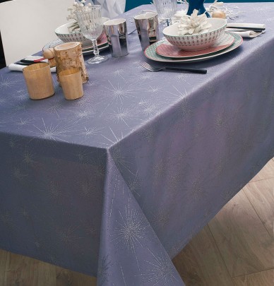 Nappe polyester Kimiko gris Calitex