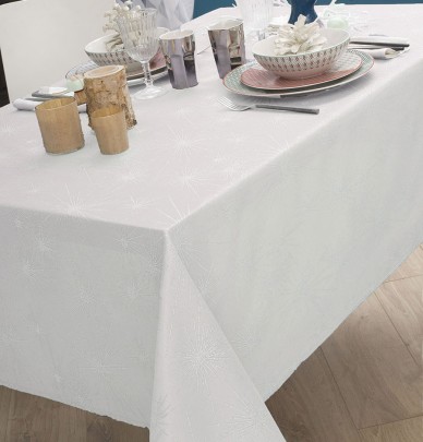 Nappe polyester Kimiko blanc Calitex