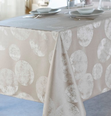 Nappe polyester Bullou champagne Calitex