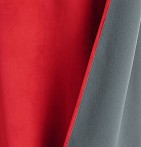 Rideau occultant phonique thermique Velveta rouge Qabane-Blancollection