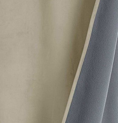 Rideau occultant phonique et thermique Velveta lin Qabane