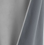 Rideau occultant phonique thermique Velveta gris perle Qabane-Blancollection