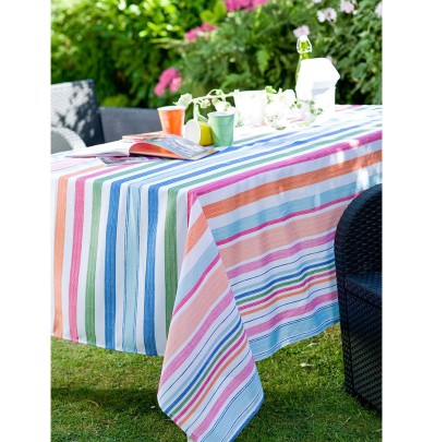 Nappe polyester Ice Stripe Calitex
