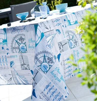Nappe polyester Blue Horizon Calitex