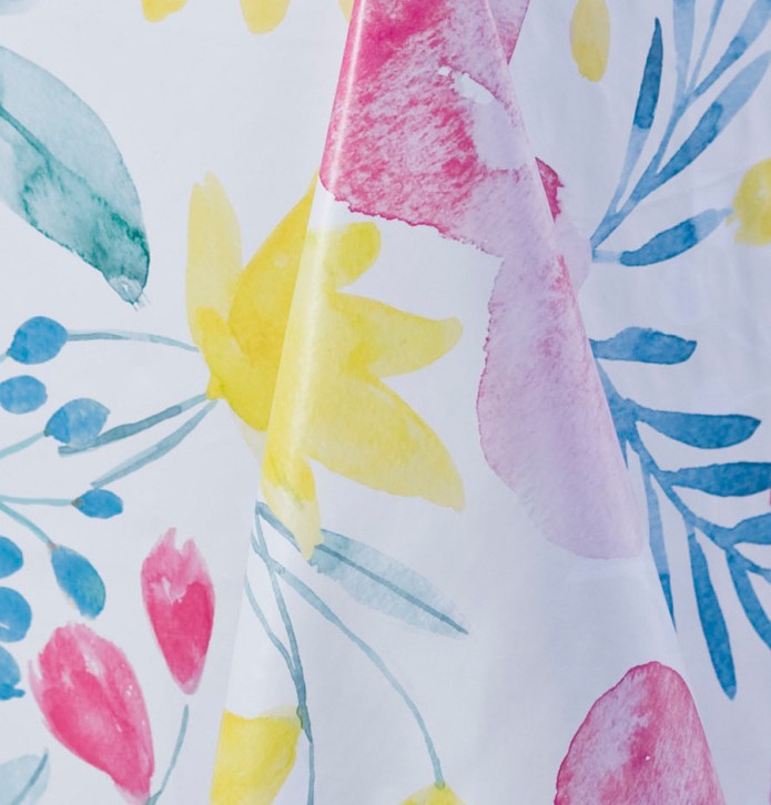 Nappe toile cirée Cosmos Calitex - Blancollection